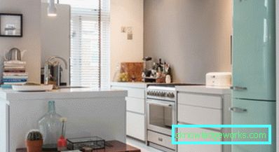 Concevoir une petite cuisine de 5 mètres carrés avec un réfrigérateur