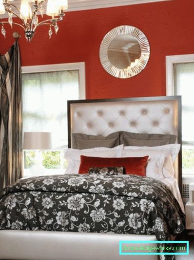 354-Red Bedroom - Idées de photos